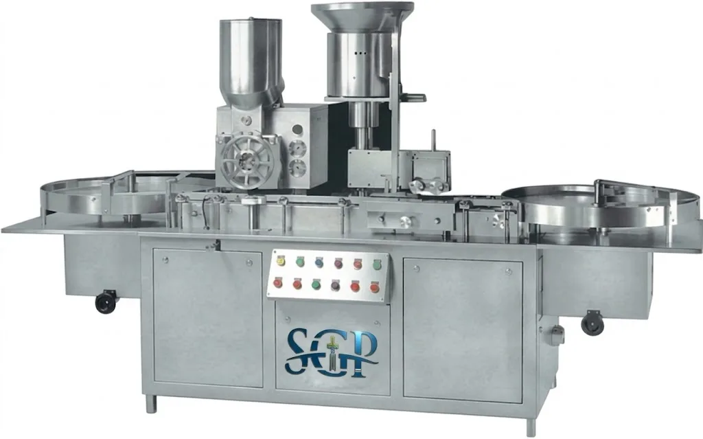 Dry Injection Powder Filling Machine manufacturer — Kailash Machine Tools Ahmedabad